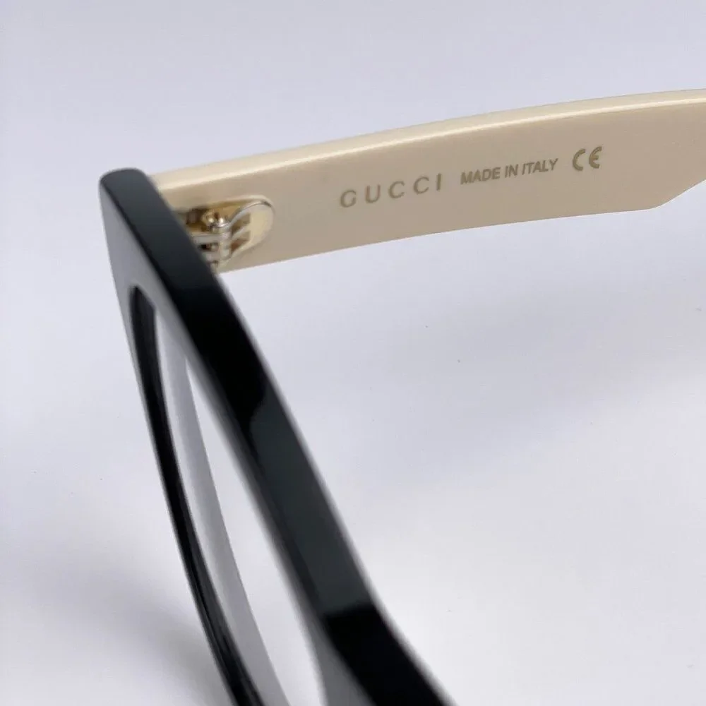 NEW Gucci  GG0959O 002 Black White Cat Eye Women Eyeglasses